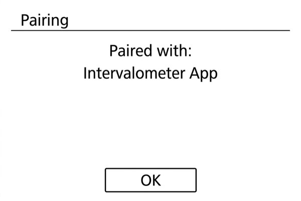 EOS-1D X Mark III pairing complete confirmation