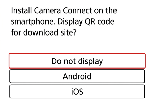 Do not display QR code on PowerShot G5 X Mark II