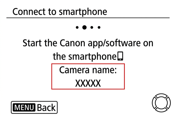 EOS R6 Mark II Bluetooth connection active state