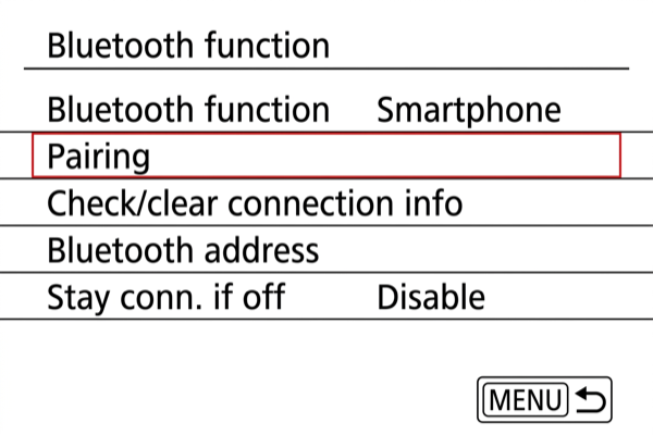 Pairing option on EOS RP